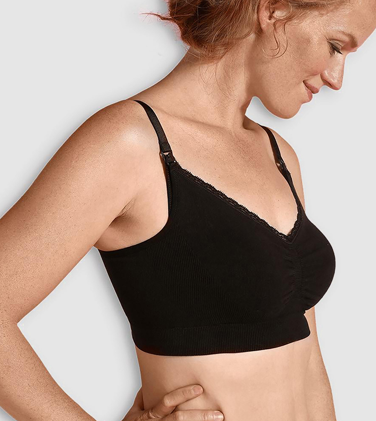 Carriwell Seamless Organic Cotton Nursing Bra - Nursing bras