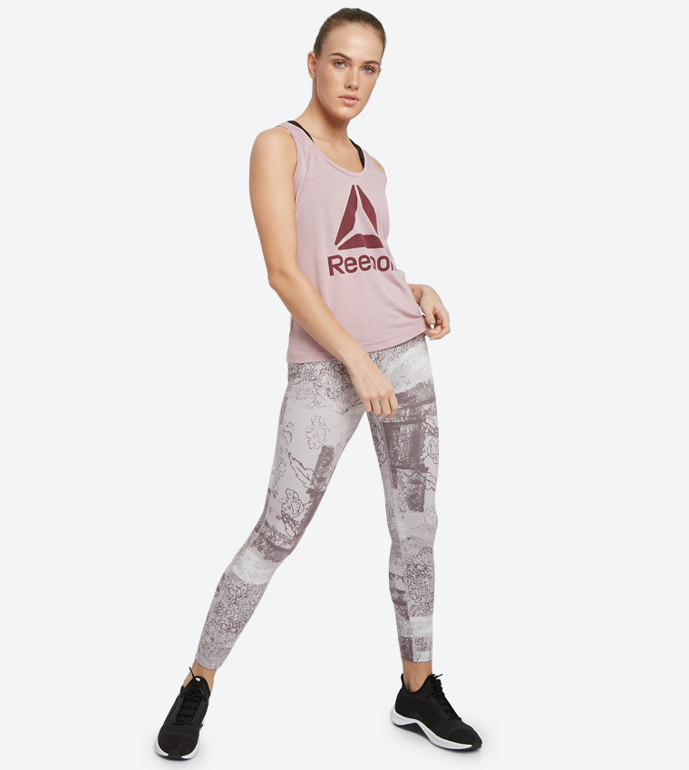 Printed D Lux Bold Elastic Waist Tights