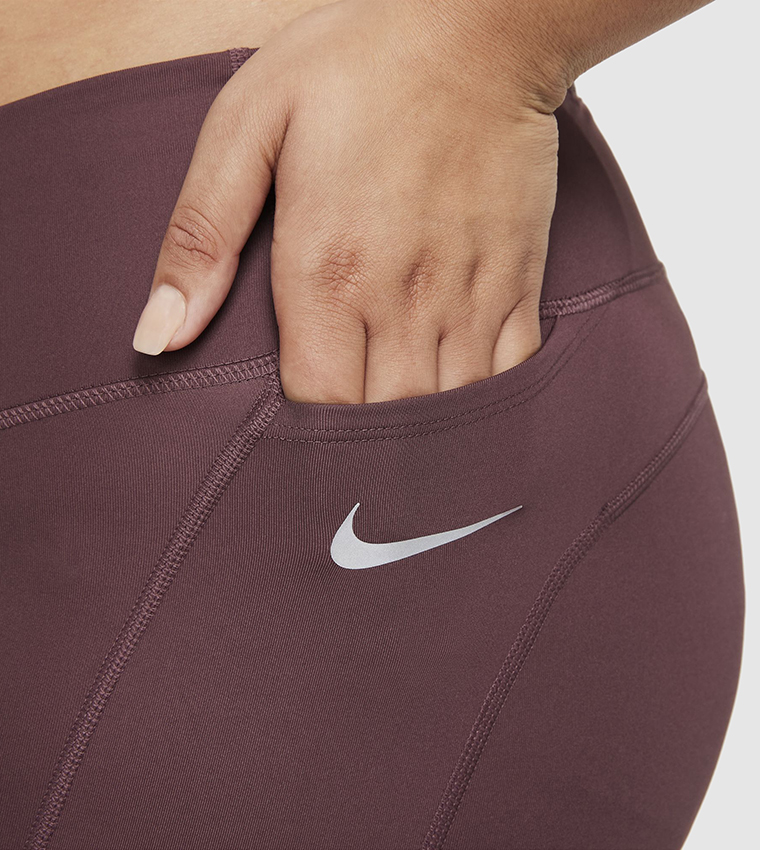 Nike Epic Fast Running Purple Women's Tights - Trendyol