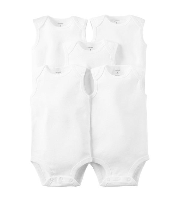 carter's white bodysuits
