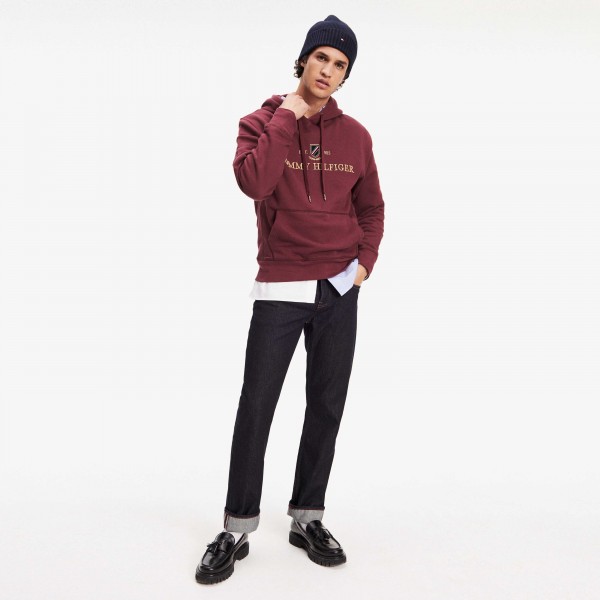 tommy hilfiger icon embroidered hoodie