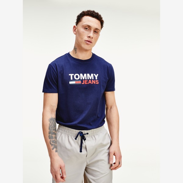 navy tommy jeans t shirt