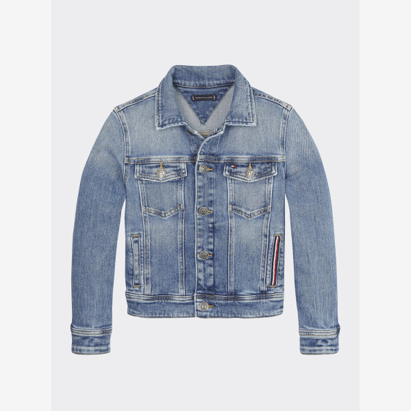 tommy hilfiger kids denim jacket