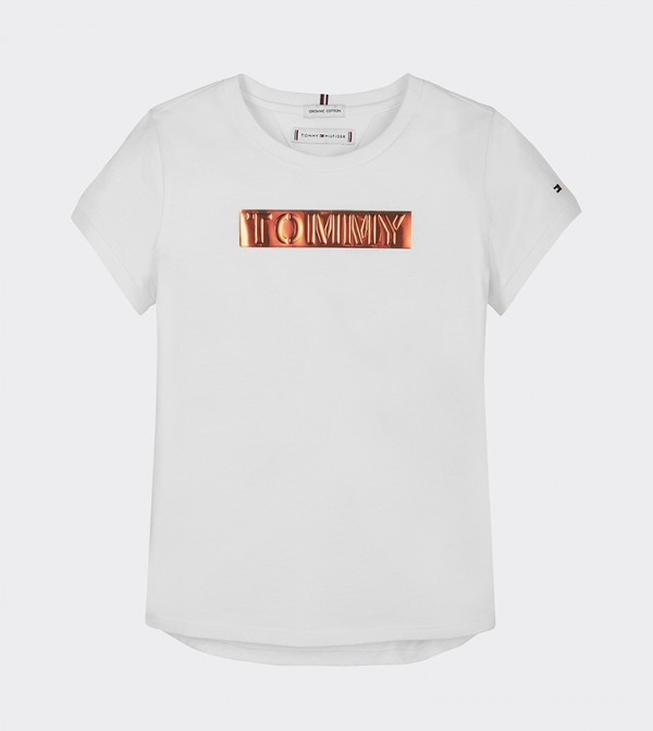 tommy hilfiger centre flag t shirt