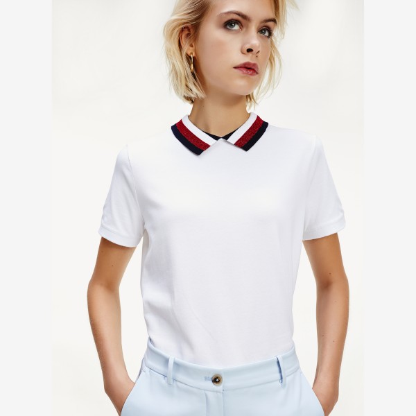 women's relaxed fit polo shirts