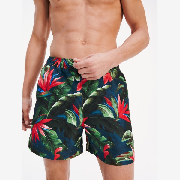 flower swim shorts