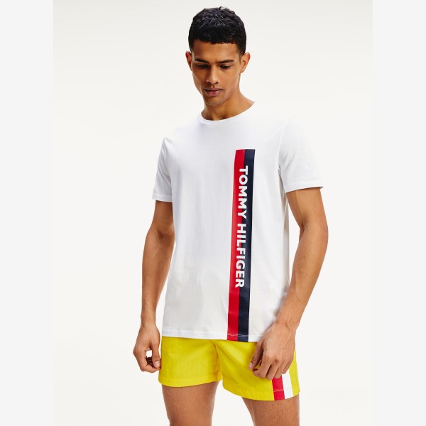 tommy hilfiger classic white t shirt