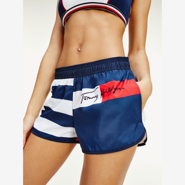 tommy hilfiger swim shorts womens