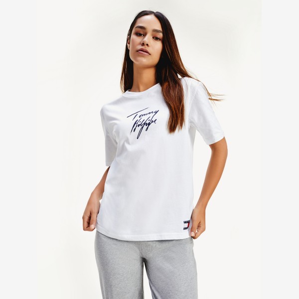 tommy hilfiger classic white t shirt