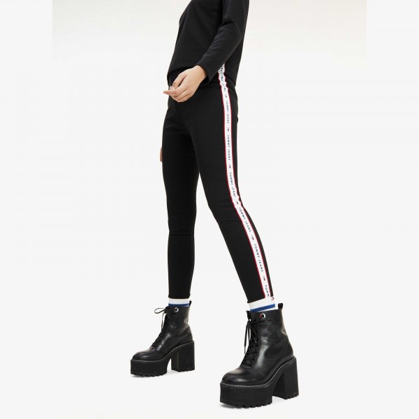 women's tommy hilfiger tape leggings