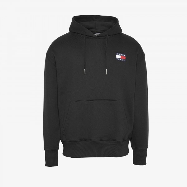 tommy hilfiger badge hoodie