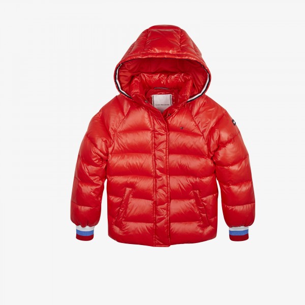 tommy hilfiger high shine puffer