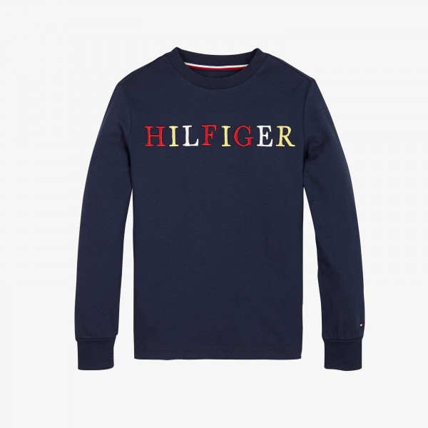 tommy hilfiger embroidered logo t shirt