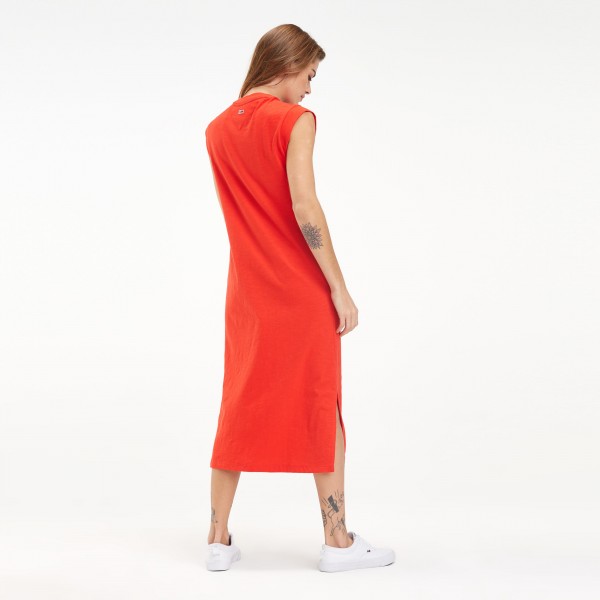 tommy hilfiger orange dress