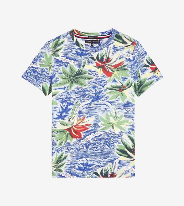 tommy hilfiger tropical shirt