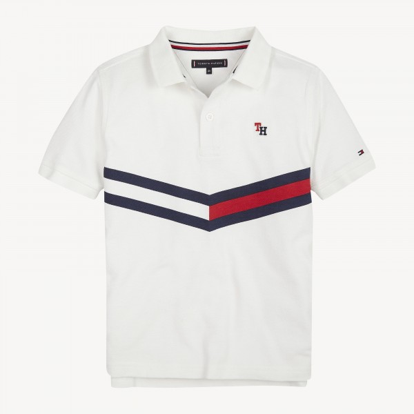 tommy white polo