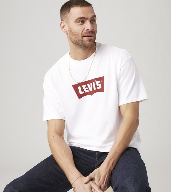 Levi's Levi's - White Round Neck T-Shirts