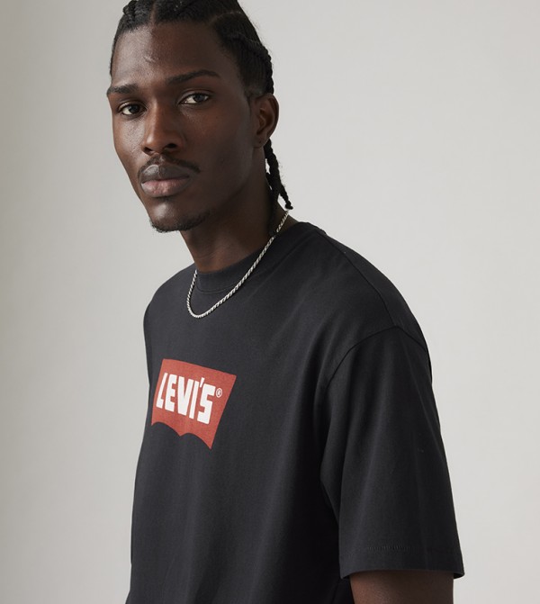 Levi's Levi's - Black Round Neck T-Shirts