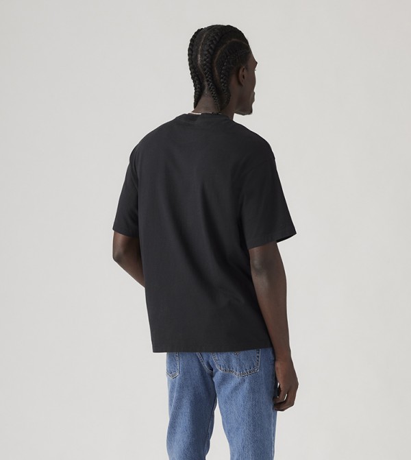 Levi's Levi's - Black Round Neck T-Shirts