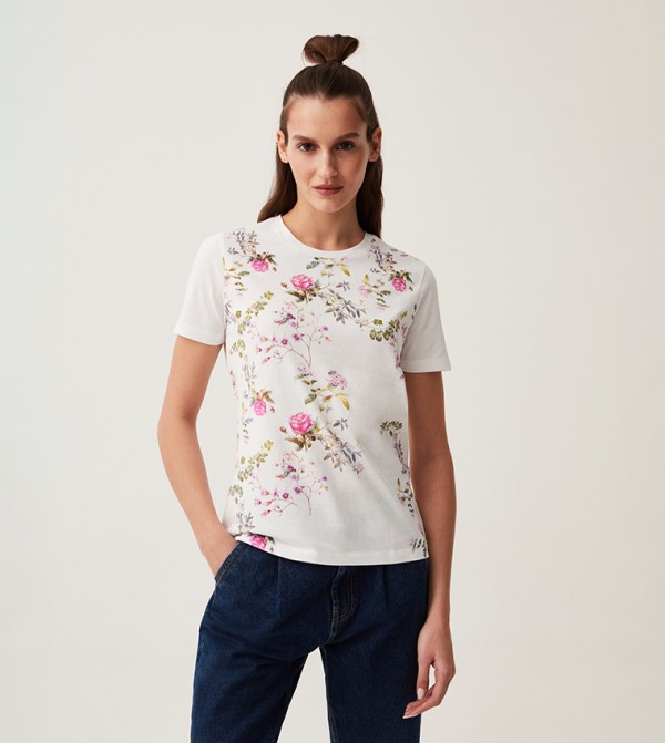 OVS  - White Casual T-Shirts