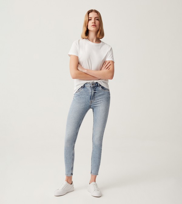 OVS  - Light Blue Skinny Fit Jeans