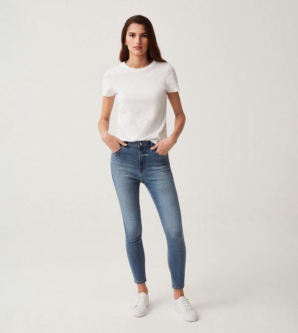 OVS  - Blue Skinny Fit Jeans