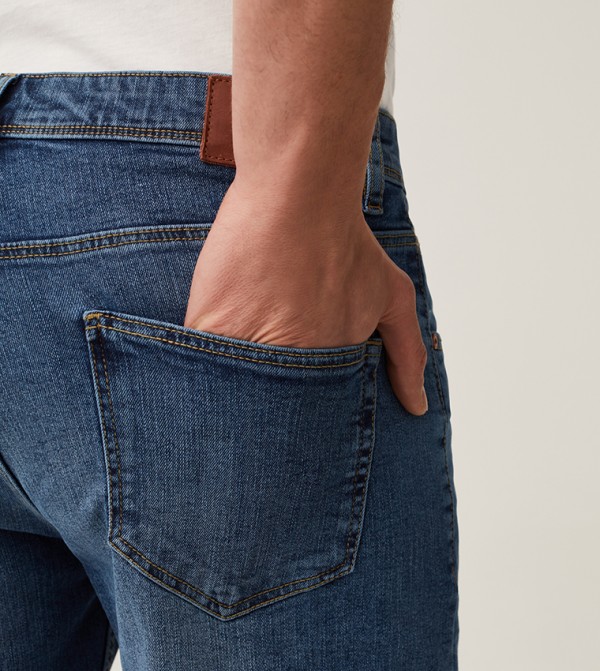 او في اس او في اس - أزرق Denim shorts