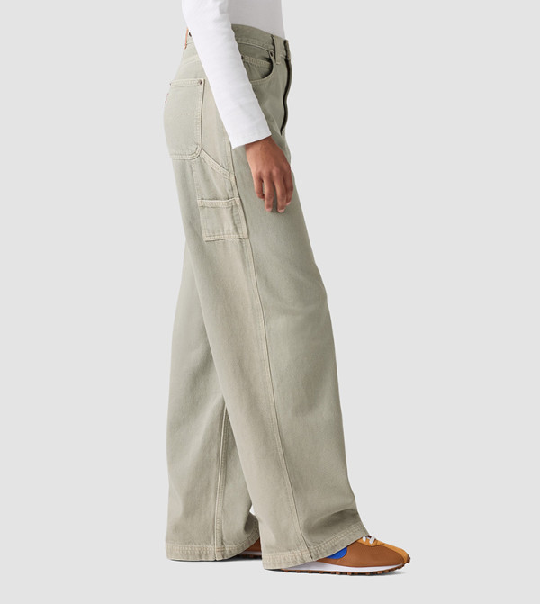 Levi's - Green Wide Leg Jeans