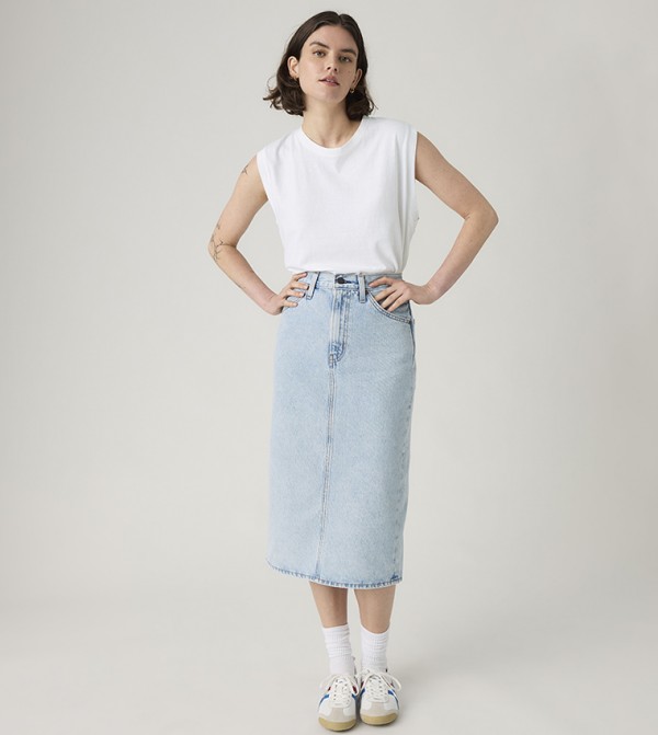 Levi's Skirts - Blue Midi Skirts