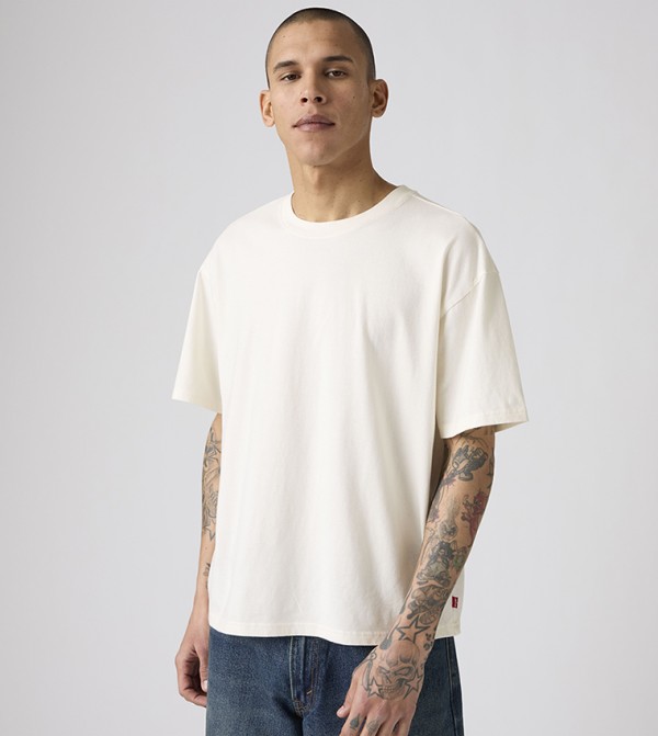 Levi's Levi's - Beige Round Neck T-Shirts