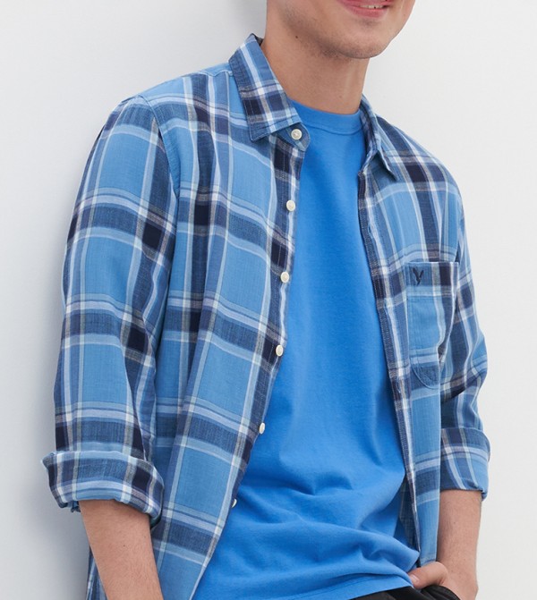 American Eagle  - Blue Casual Shirts