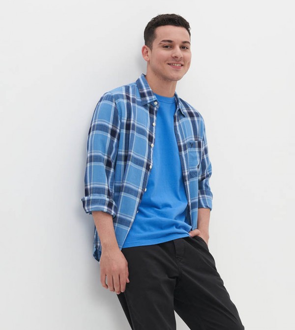 American Eagle  - Blue Casual Shirts