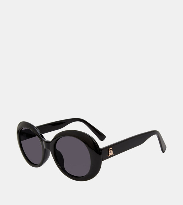 Steve Madden Steve Madden - Black Round Sunglasses