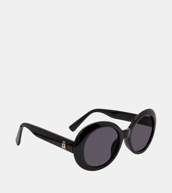 Steve Madden Steve Madden - Black Round Sunglasses