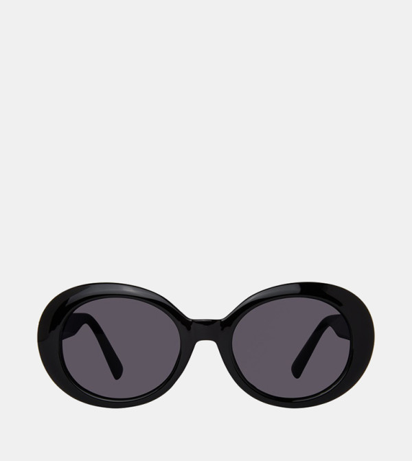 Steve Madden Steve Madden - Black Round Sunglasses