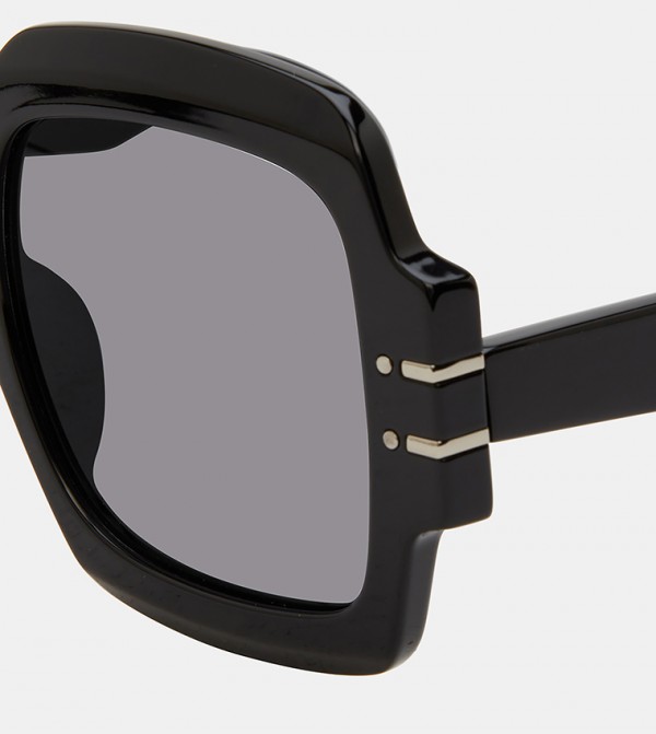 Steve Madden  Sunglasses - Black Square Sunglasses