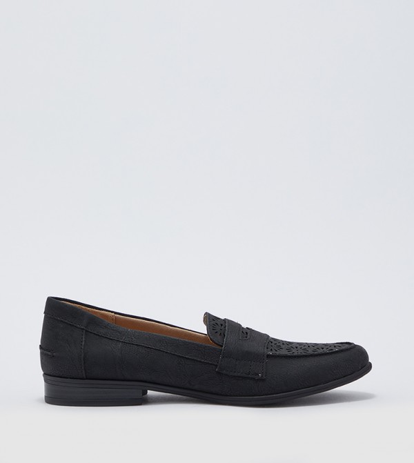 Life Stride - Black Loafers & Moccasins