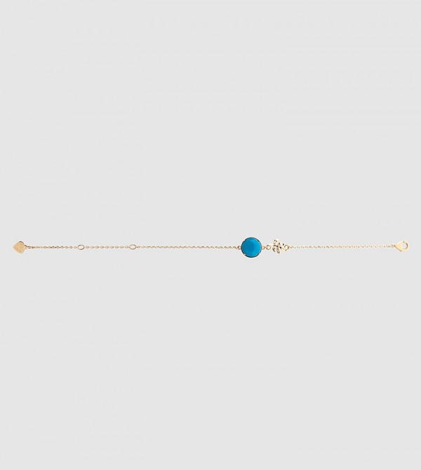 Fluorite Fluorite - Gold Bracelets