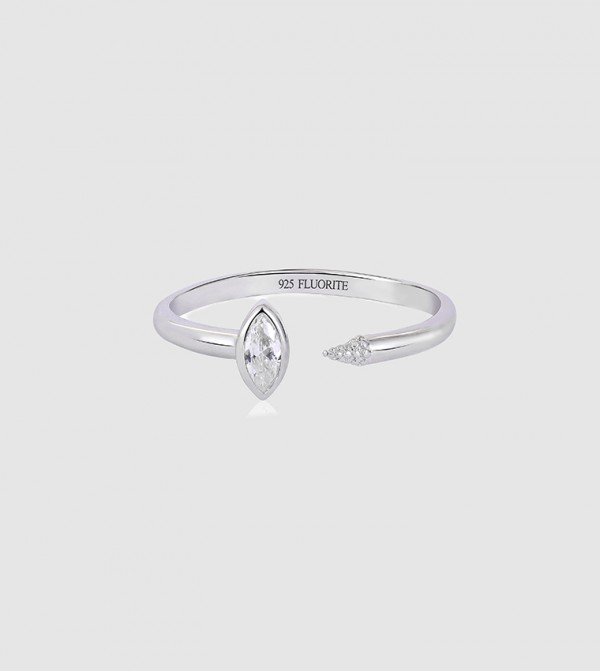 Fluorite Fluorite - Silver Rings