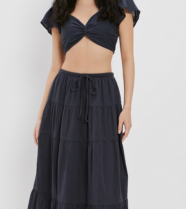 أميريكان أيغل أميريكان أيغل - أسود Midi Skirts