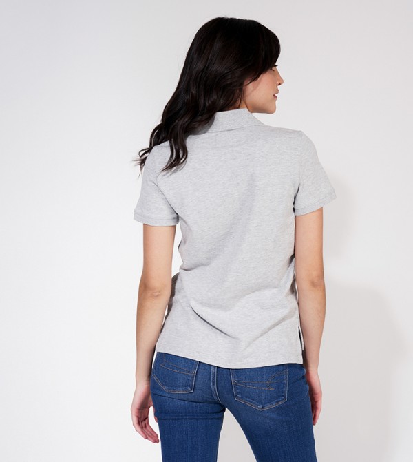 American Eagle  T-Shirts - Grey Polo T-shirts