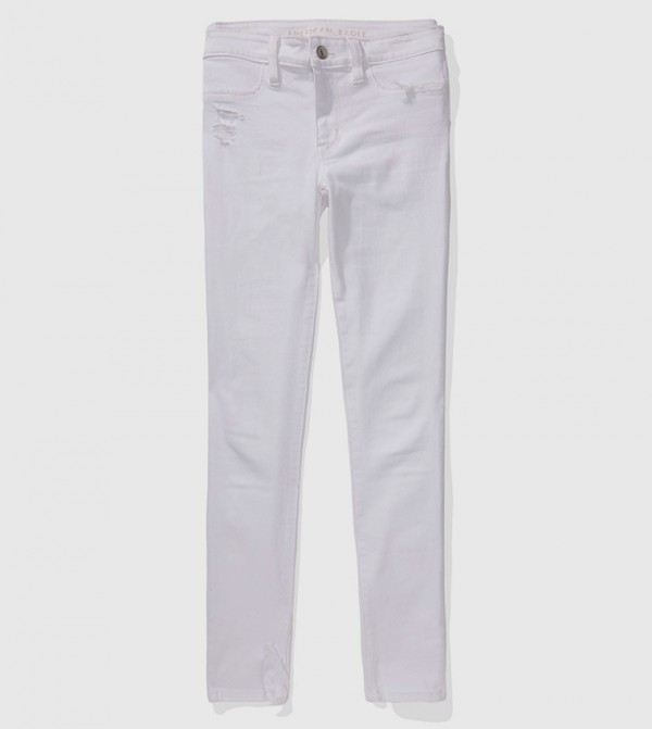 American Eagle  - White Skinny Fit Jeans