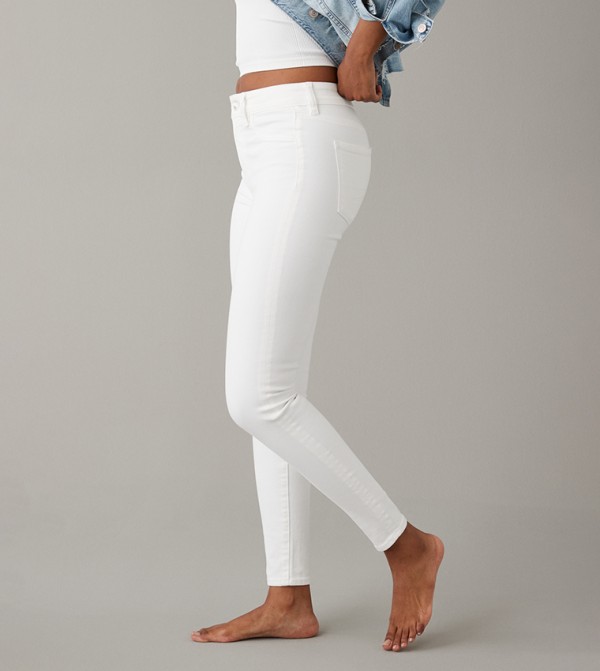 American Eagle  - White Skinny Fit Jeans