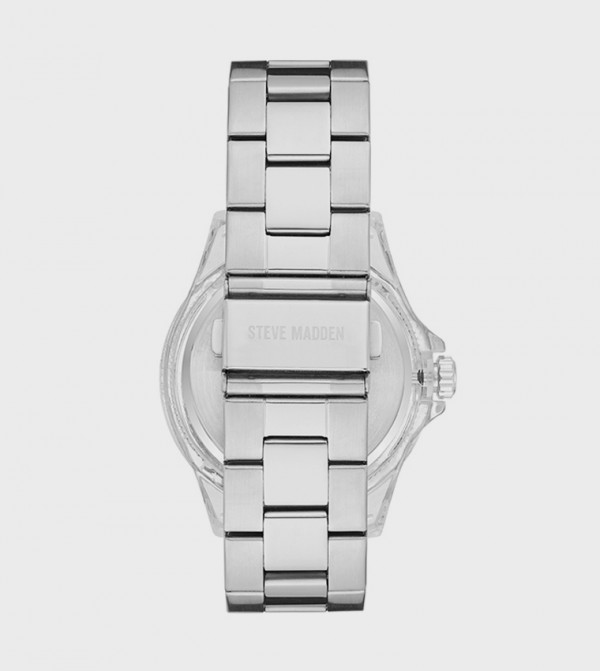 Steve Madden  Watches - Silver Analog Watches