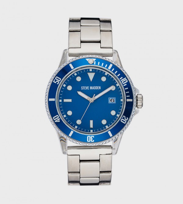 Steve Madden  Watches - Silver Analog Watches