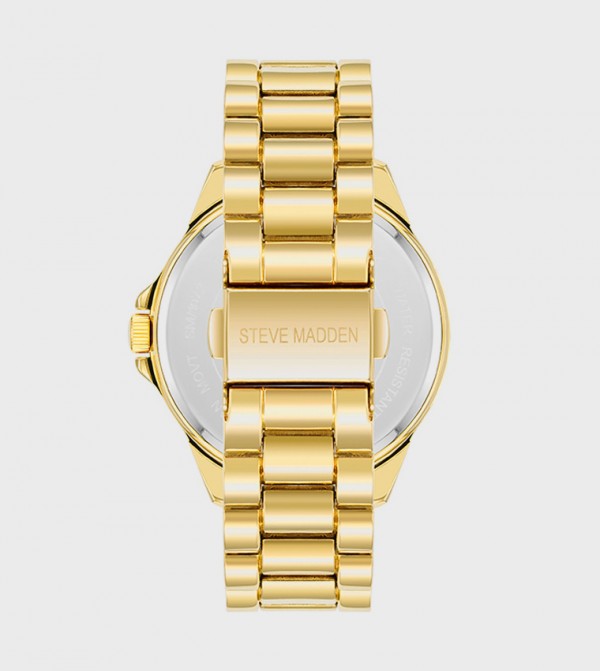 Steve Madden  Watches - Gold Analog Watches