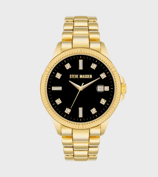 Steve Madden  Watches - Gold Analog Watches