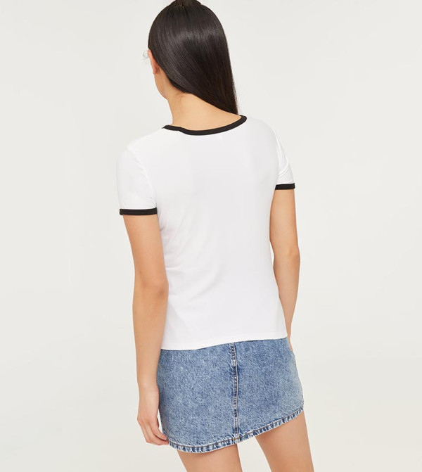 Ardene Ardene - White Casual T-Shirts