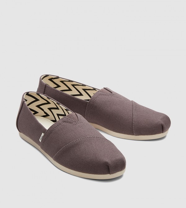 تومز toms-her-classic - رمادي أحذية برقبة منخفضة 