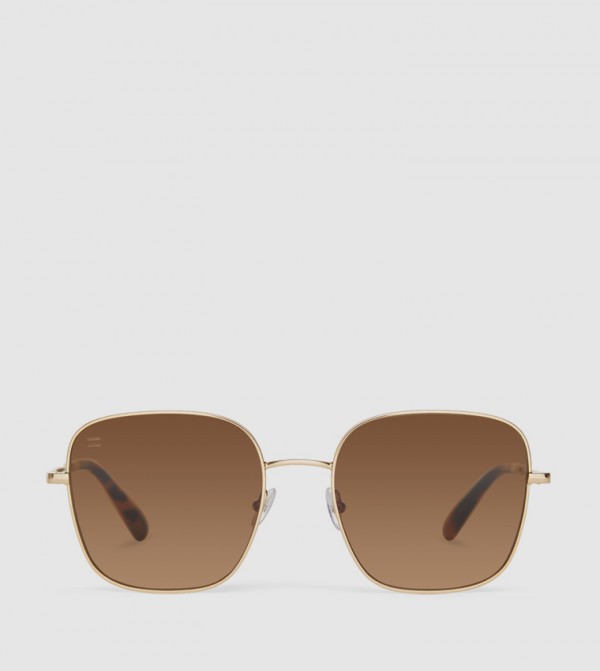 تومز  Trending Acc 2025 - ذهبي Square Sunglasses